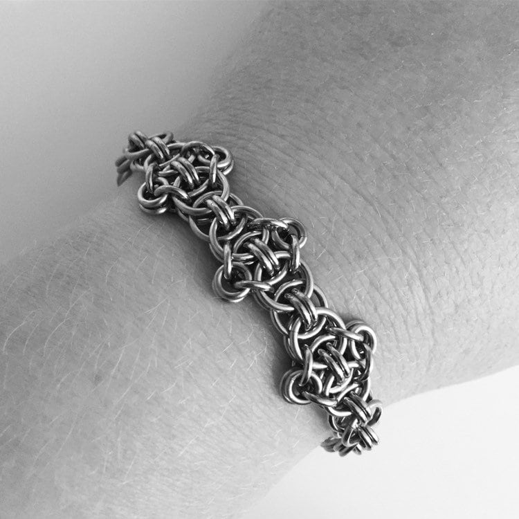 Edelstahl Chainmaille Armband Edelstahl Chainmaille Armband von LTsMailleOrder