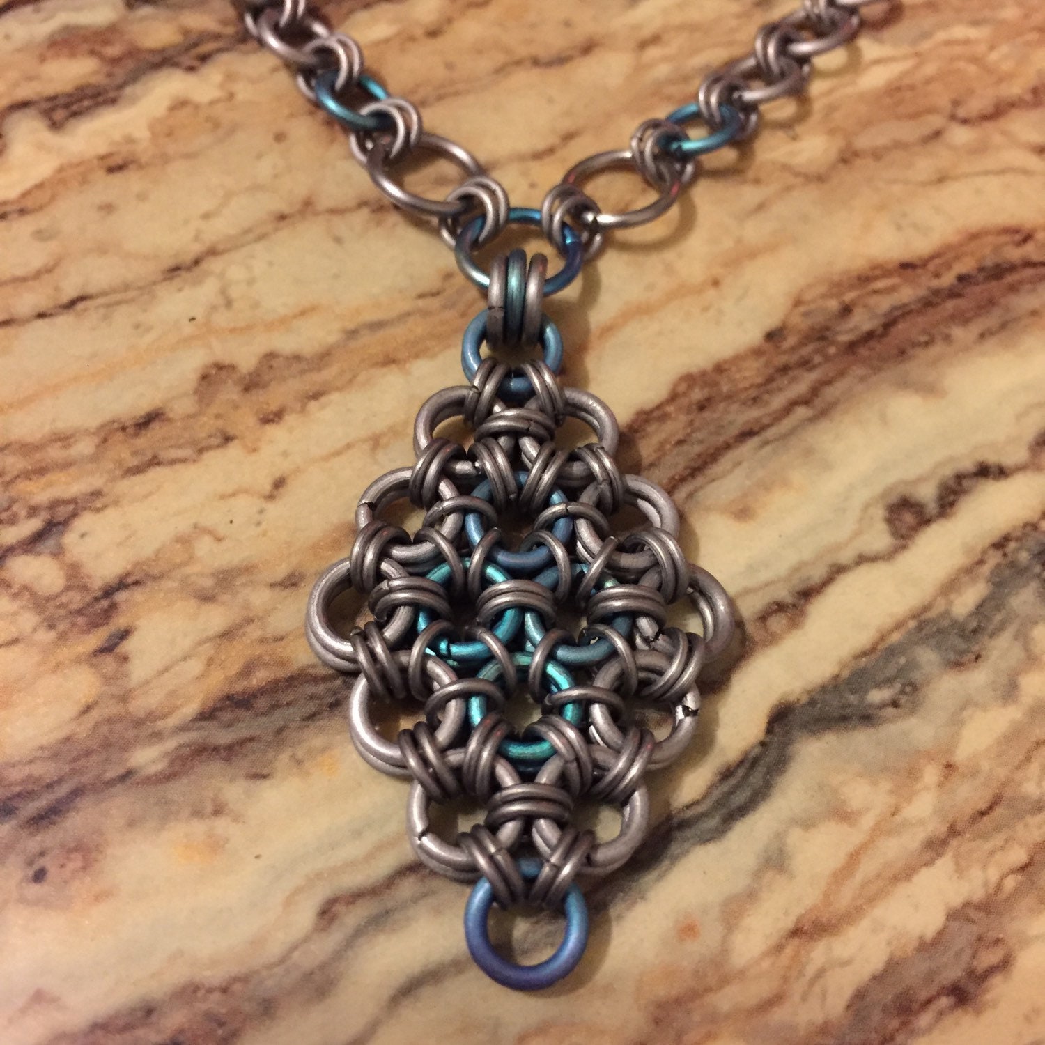 Titan Chainmaille Halskette Titan Chainmaille Halskette von LTsMailleOrder