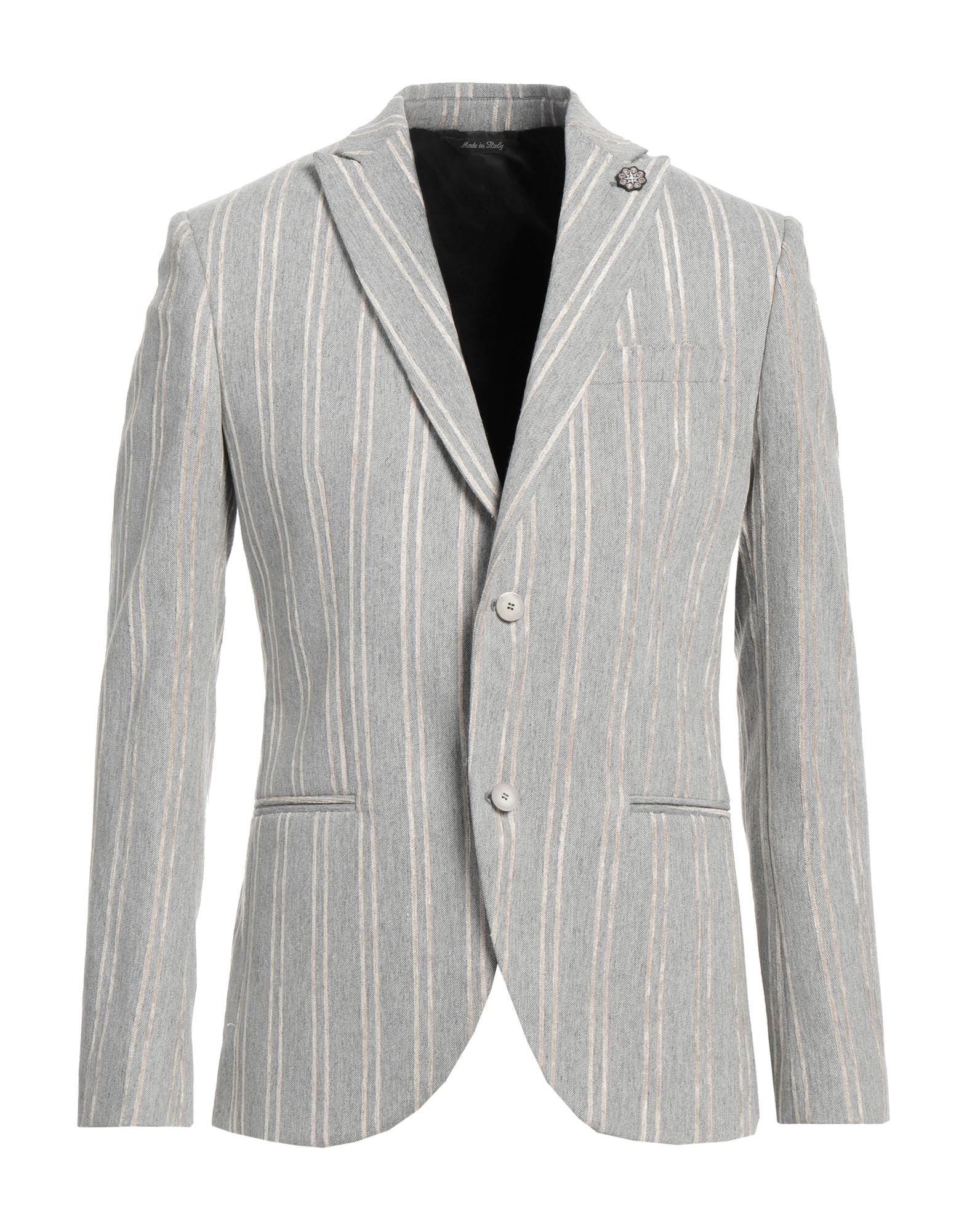 LUCA BERTELLI Blazer Herren Grau von LUCA BERTELLI