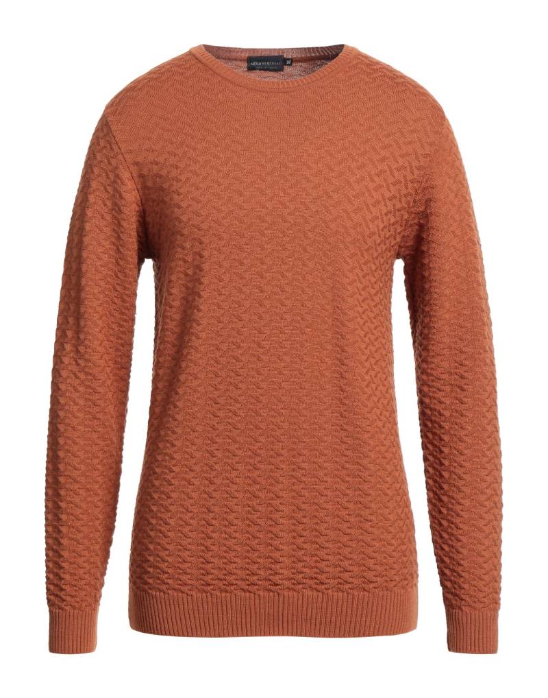 LUCA BERTELLI Pullover Herren Braun von LUCA BERTELLI