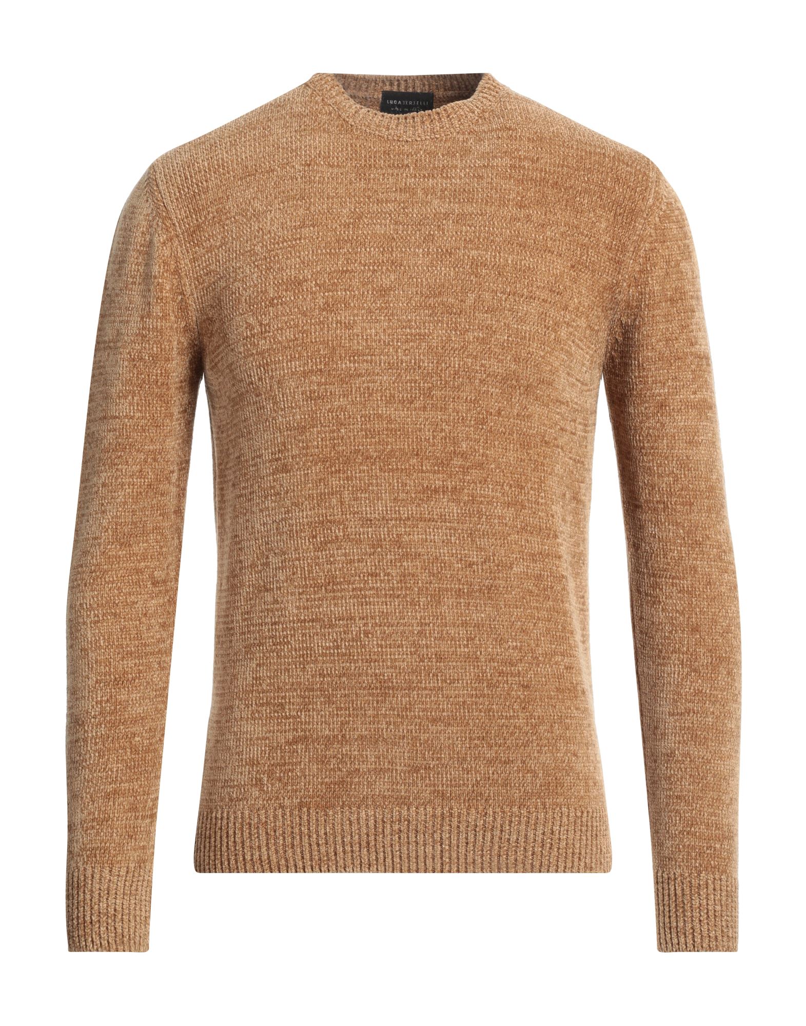 LUCA BERTELLI Pullover Herren Kamel von LUCA BERTELLI