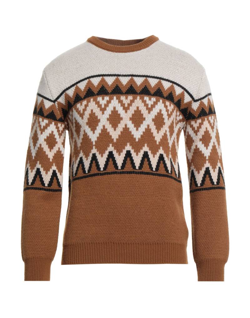 LUCA BERTELLI Pullover Herren Kamel von LUCA BERTELLI