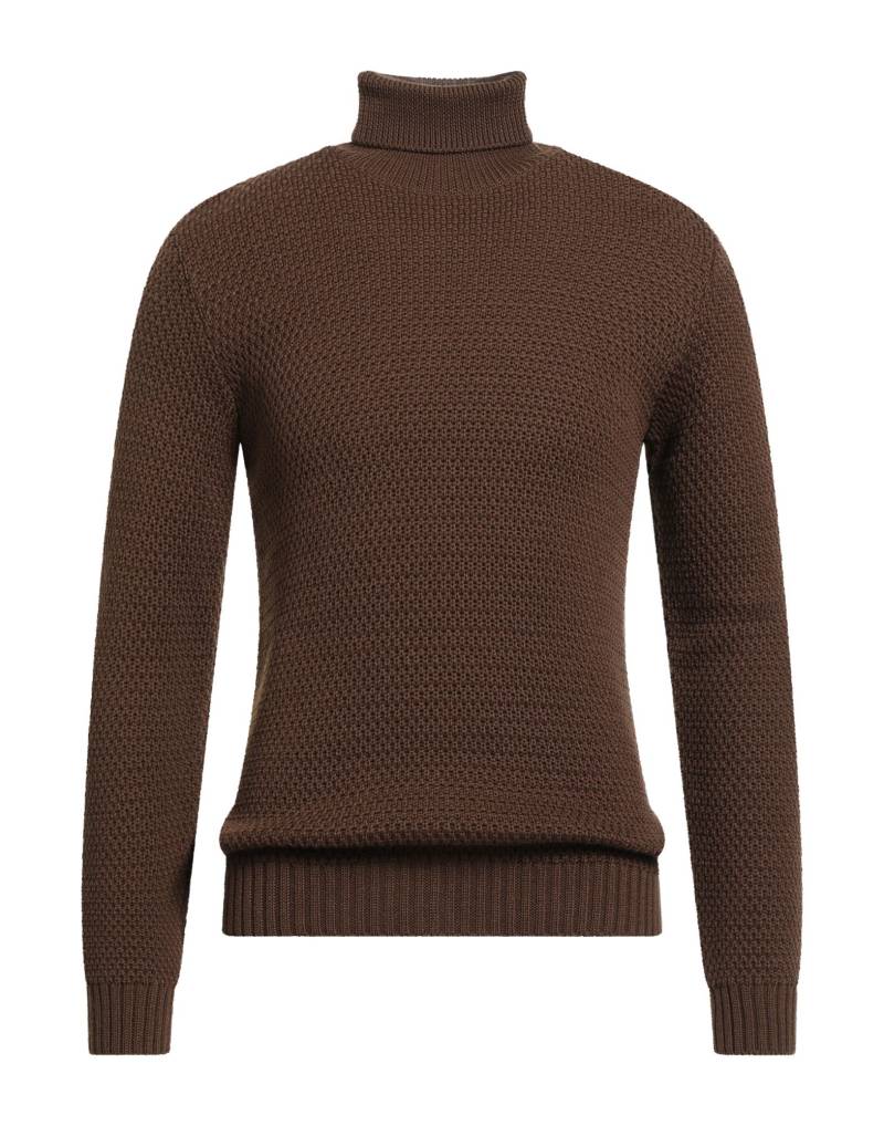 LUCA BERTELLI Rollkragenpullover Herren Braun von LUCA BERTELLI