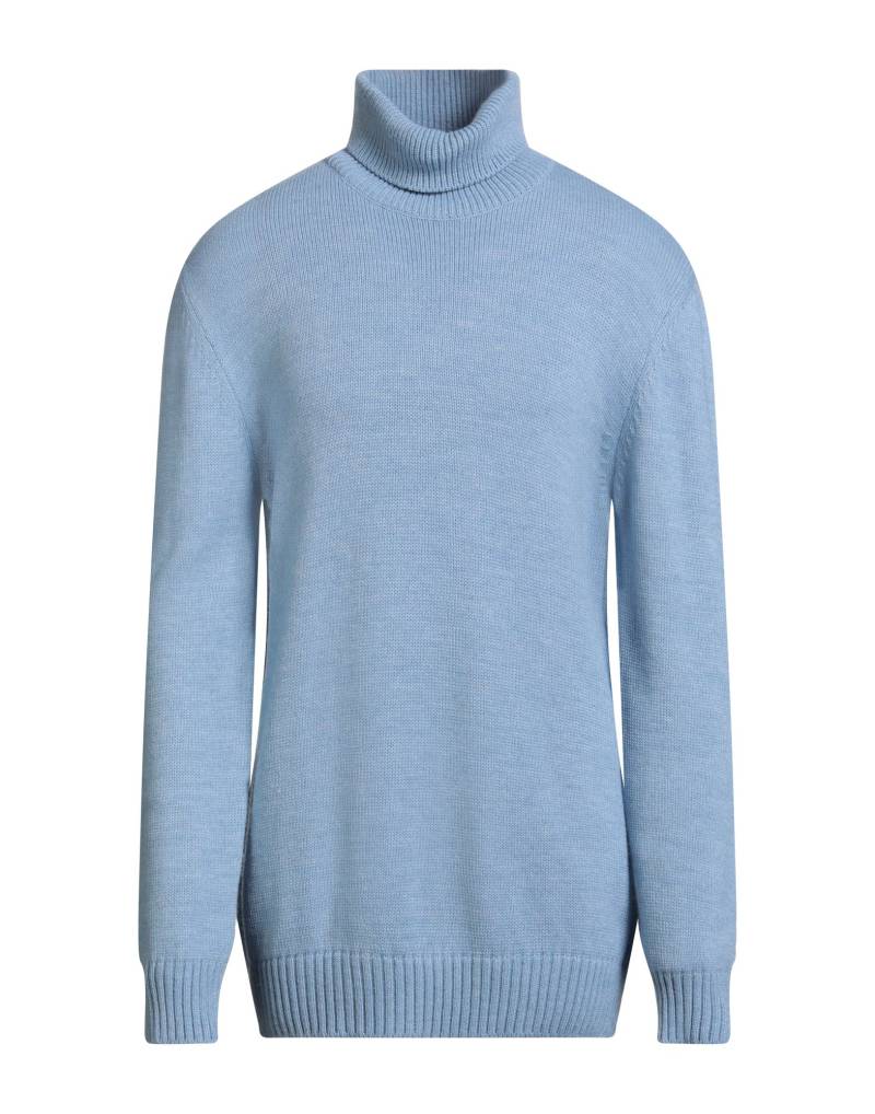LUCA BERTELLI Rollkragenpullover Herren Himmelblau von LUCA BERTELLI