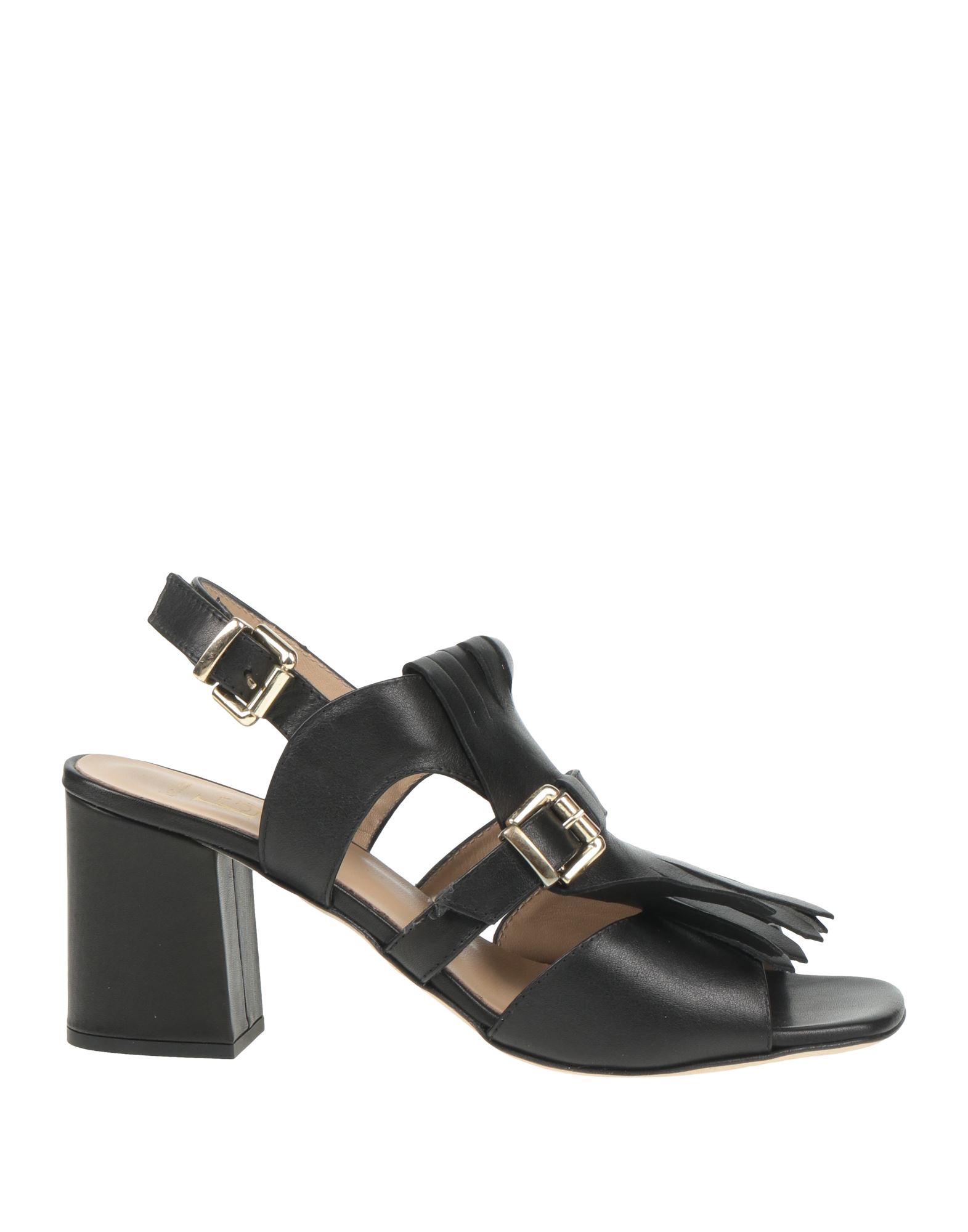 LUCA GROSSI Sandale Damen Schwarz von LUCA GROSSI
