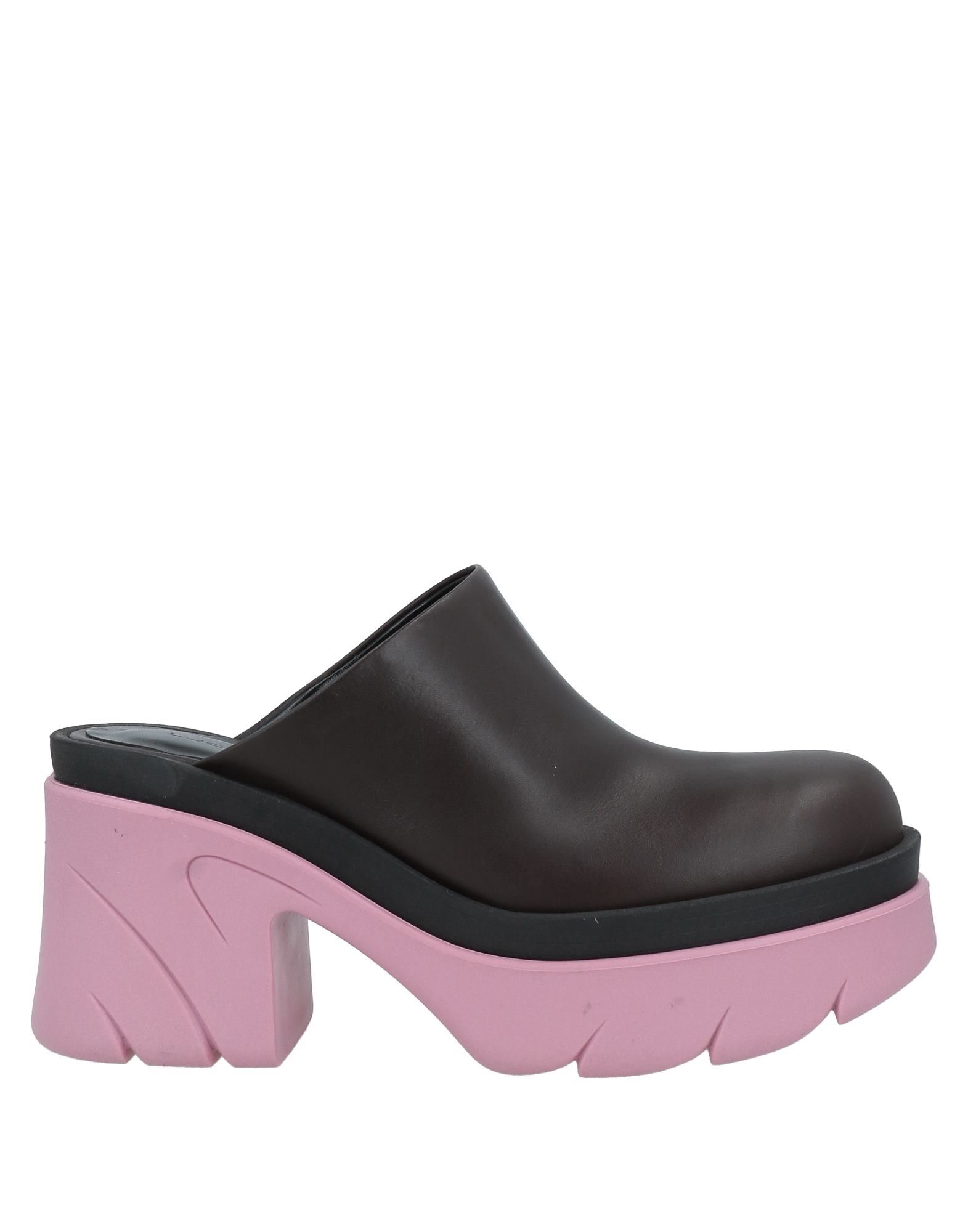 LUCA VALENTINI Mules & Clogs Damen Dunkelbraun von LUCA VALENTINI