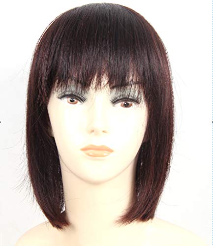 Haarteil, Echthaar, Toupet, gewellt, für Frauen, mit dünner werdendem oder weißem Haar, 13*13 cm, 30 cm, Dunkelbraun Haarteil, Echthaar, Toupet, gewellt, für Frauen, mit dünner werdendem oder weißem Haar, 13*13 cm, 30 cm, Dunkelbraun von LUCASY