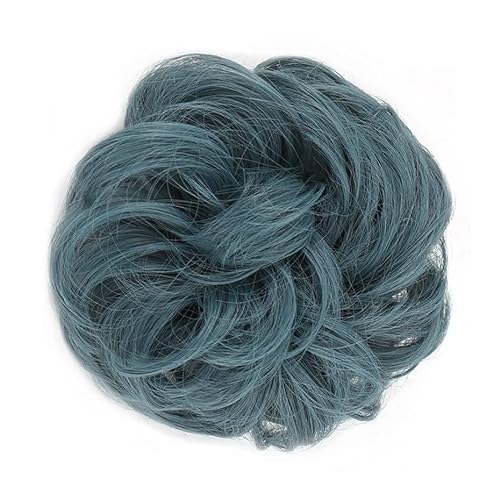 Klauen-Chignon für Einclipsen (1/2 Stück) Dutt-Pferdeschwanz-Haarverlängerungen for Frauen, Mädchen, Kinder, synthetische lockige Donut-Chignon-Haarteile, elastisches Haarband, Hochsteckfrisur, Chigno von LUCBEI