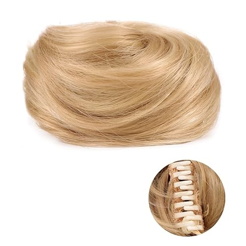 Klauen-Chignon für Einclipsen 1/2 Stück Zubehör Hochsteckfrisur Haarteile for Frauen Mädchen Mini Klaue synthetische lockige gewellte Haarknotenverlängerungen Perücke Clip in Messy & Katzenohren kurz von LUCBEI