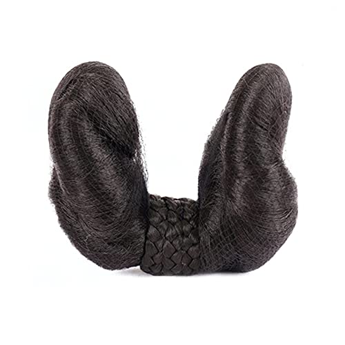 Klauen-Chignon für Einclipsen Hanfu Antikes Kostüm Cosplay Haarknoten Prinzessin Haarknoten Cosplay Perücke for Frauen Chinesische alte traditionelle schwarze Haarzöpfe Chignon Synthetik Zerzaustes Me von LUCBEI