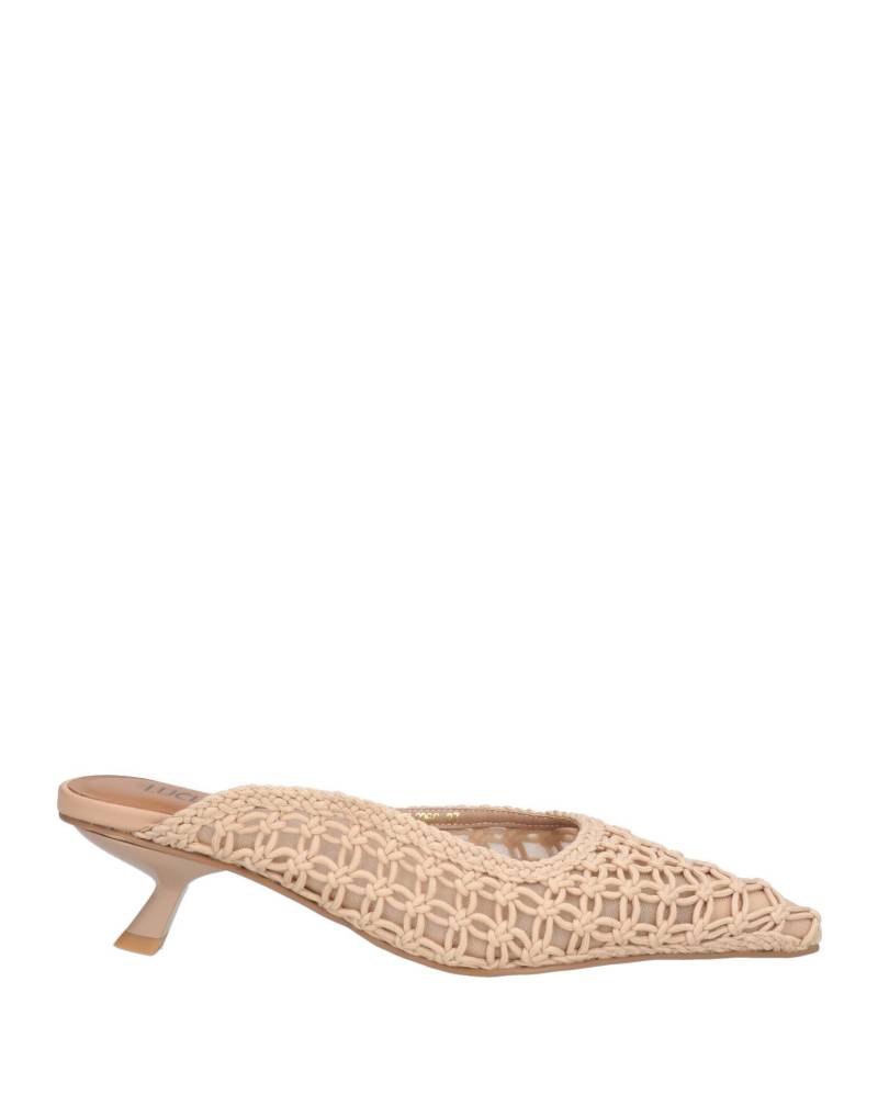 LUCIANO BARACHINI Mules & Clogs Damen Beige von LUCIANO BARACHINI