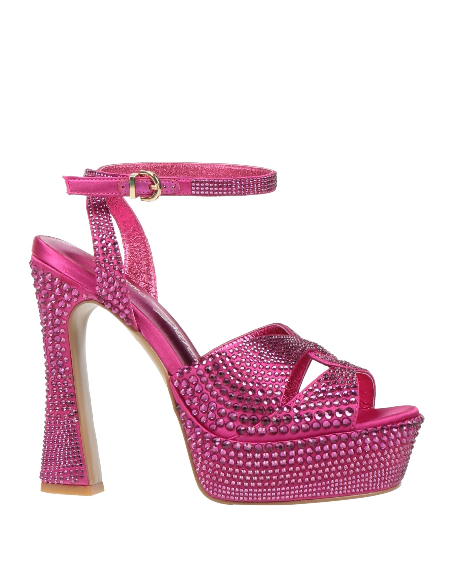 LUCIANO BARACHINI Sandale Damen Fuchsia von LUCIANO BARACHINI