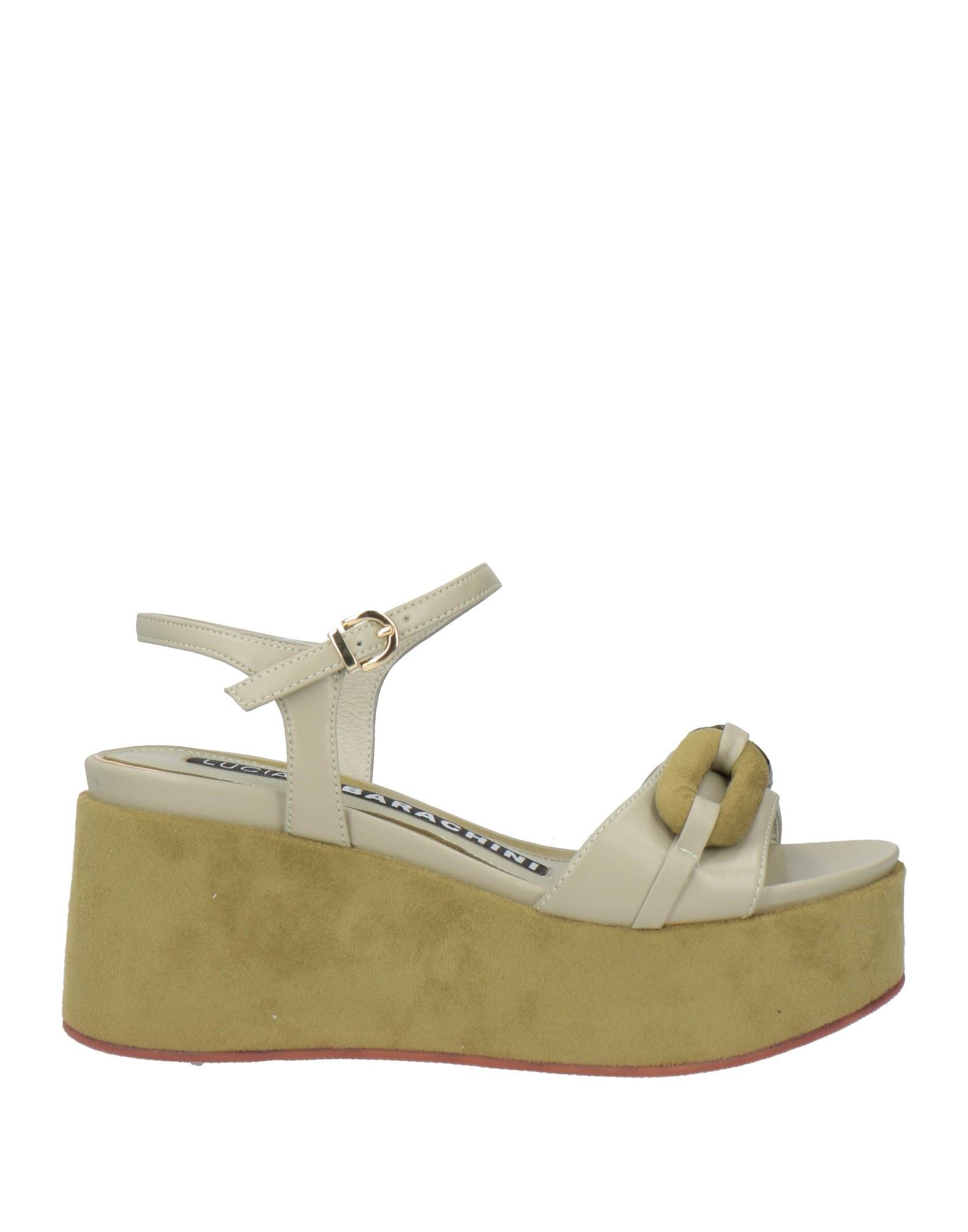 LUCIANO BARACHINI Sandale Damen Salbeigrün von LUCIANO BARACHINI
