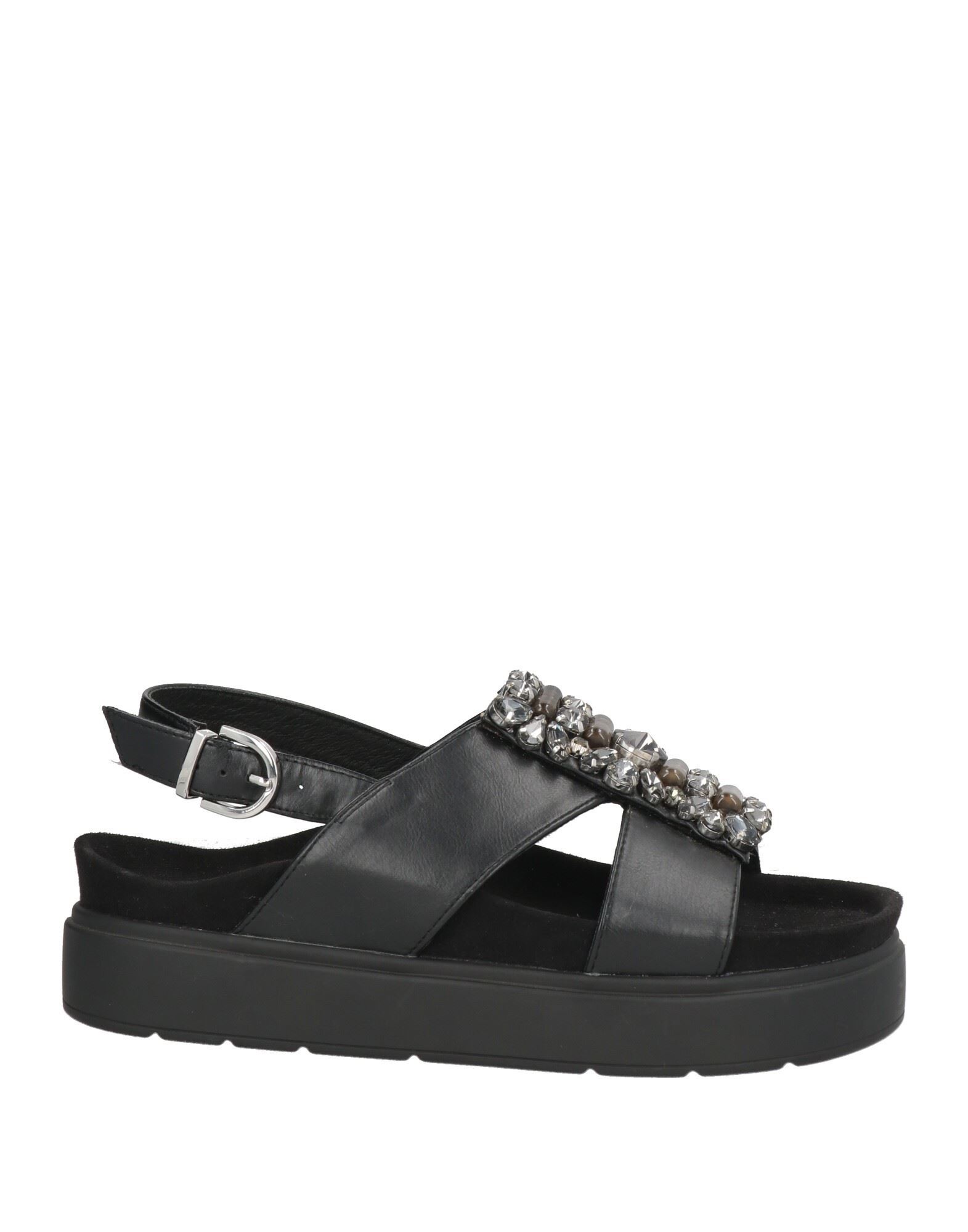 LUCIANO BARACHINI Sandale Damen Schwarz von LUCIANO BARACHINI