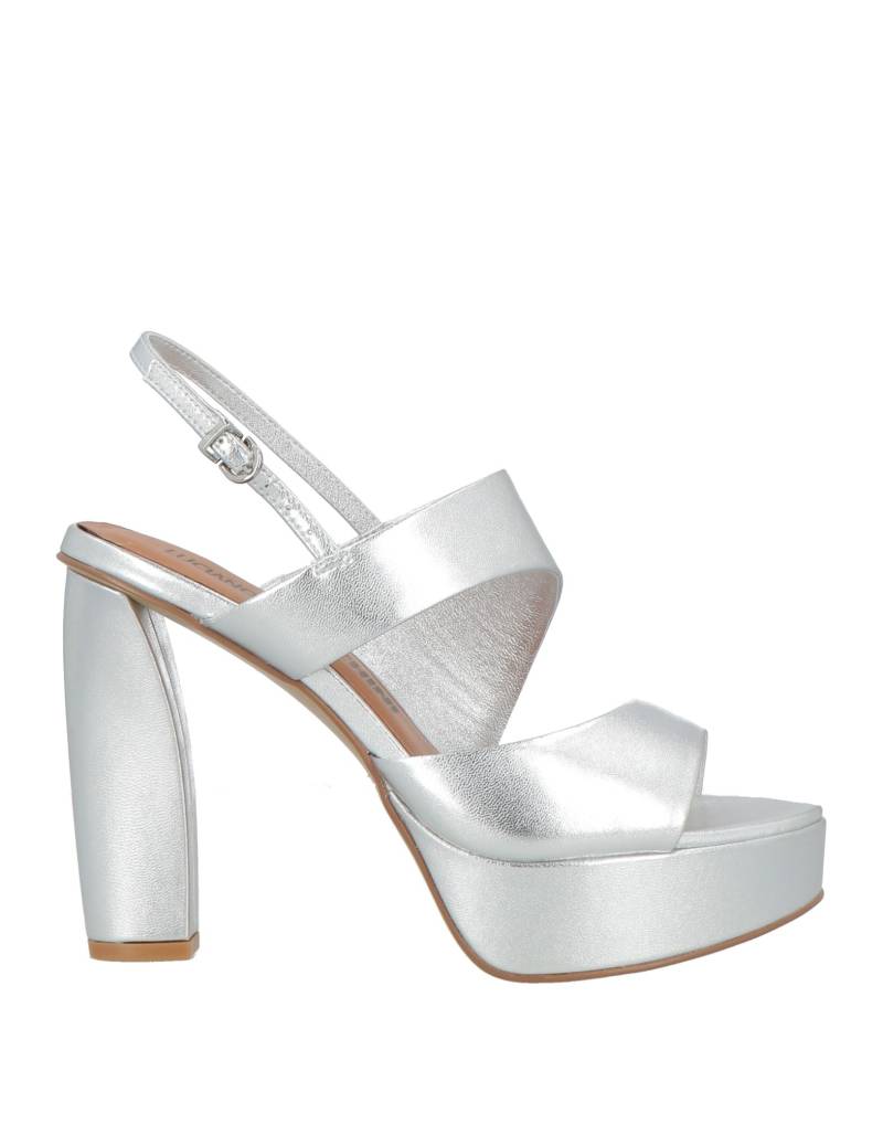 LUCIANO BARACHINI Sandale Damen Silber von LUCIANO BARACHINI
