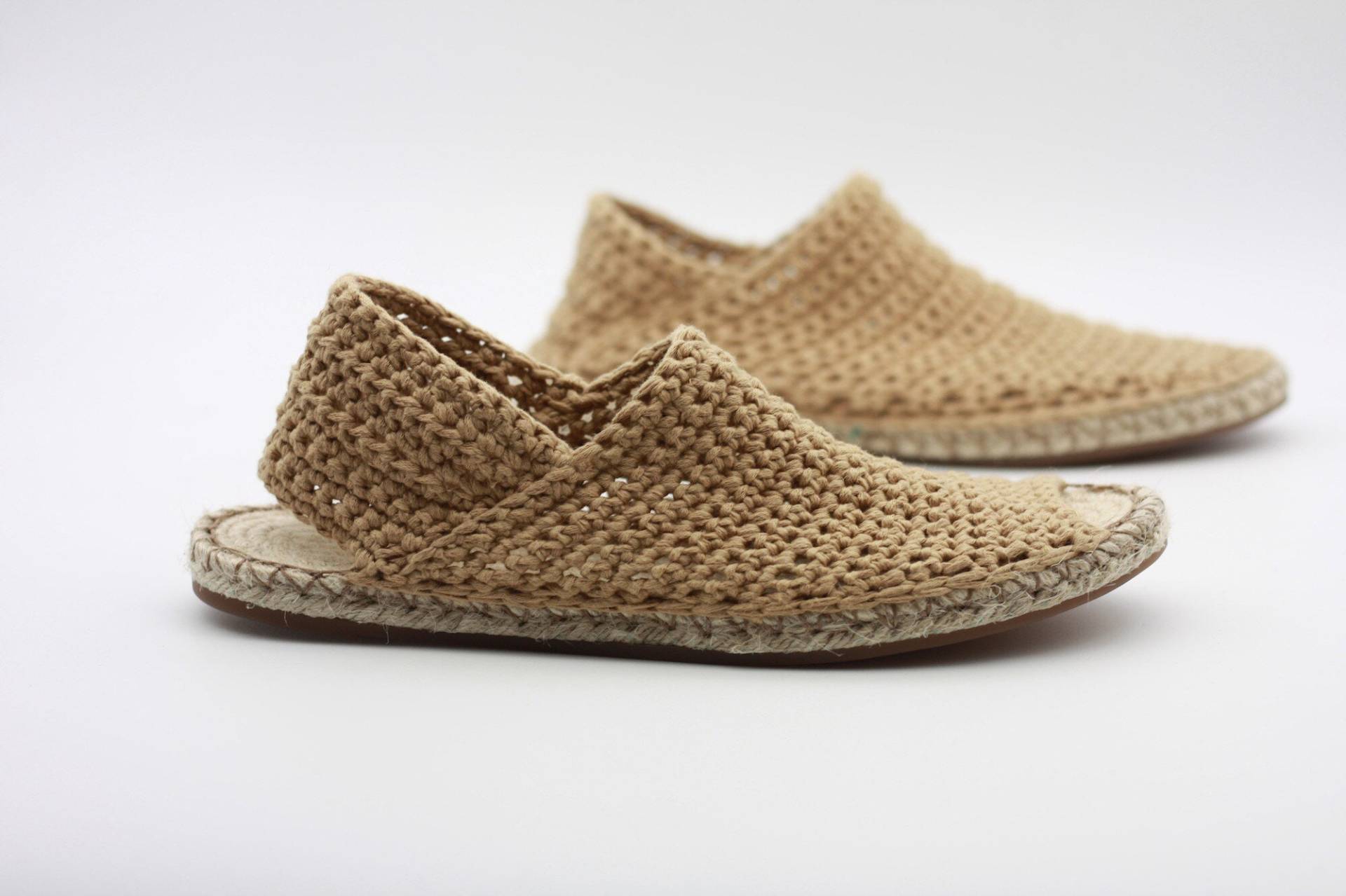 Lucielalune®Espadrilles Sandalen/Frühlings Sommer Schuhe/Handgefertigte Gehäkelte Baumwolle/Ascro-A-2 von LUCIELALUNE