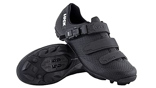 LUCK Unisex Cronos Fahrradschuhe für Mountainbikes, Schwarz, 40 EU von LUCK