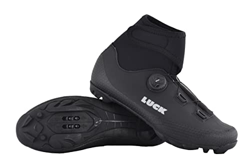 LUCK Unisex Fenix Fahrradschuhe MTB für den Winter, Schwarz, 39 EU von LUCK