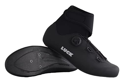 LUCK Unisex Fly Fahrradschuhe für den Winter, Schwarz, 45 EU von LUCK