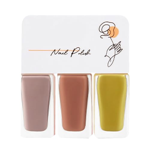 LUCKDANO Wasserbasis Nagellack Set Delicate Color Schnell Trocken Dauerhafte Nagellack für Frauen Halloween Party (T06) von LUCKDANO
