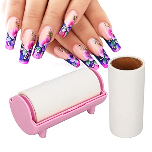 Nagelstempel, ölabsorbierendes Blattpapier, Nagelkunst-Stempel, Musterentfernungswerkzeug, Professionelles DIY-Maniküre-Werkzeug, Rosa von LUCKDANO