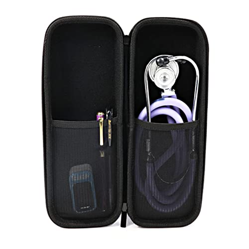 Tragbare, Stoßfeste EVA-Stethoskop-Aufbewahrungstasche – Organizer-Box für Ärzte und Profis (GC-0360 Auskultationsbeutel 7 Farben schwarz) von LUCKDANO