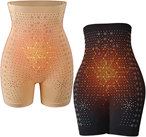 2PCS Getslim Magnetictherapie Bodyshaping Panties,IONSTech Unique Fiber Restoration Shaper,Damen Butt Lifter Unterhose,Bauchkontrolle Bauchweg Unterhose Hohe Taille Shapewear,Figurformende Slips von LUCKKY