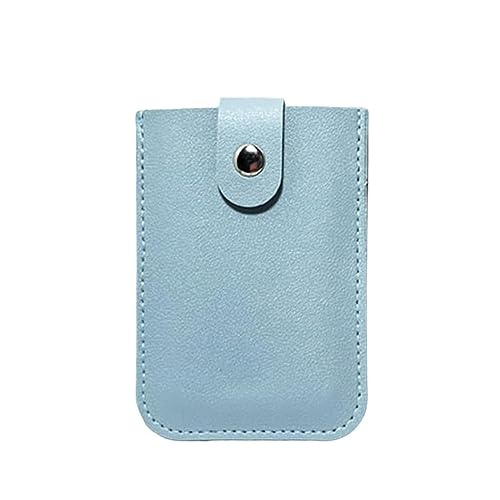 LUCKKY Kreditkartenetui mit Mehreren Fächern, Pull-Out Card Holder, Credit Card Holder Wallet, Schlank Kreditkartenetui, RFID-Blockierung Portemonnaie,Minimalistisch Kreditkarten Kartenetui (Blau) von LUCKKY