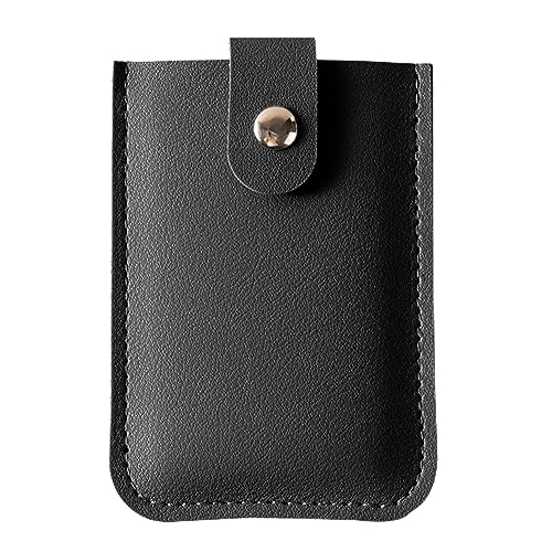 LUCKKY Kreditkartenetui mit Mehreren Fächern, Pull-Out Card Holder, Credit Card Holder Wallet, Schlank Kreditkartenetui, RFID-Blockierung Portemonnaie,Minimalistisch Kreditkarten Kartenetui (Schwarz) von LUCKKY