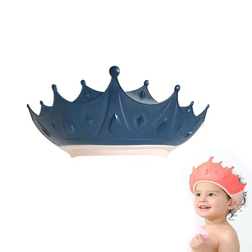 Ohrschutzkappe für Kinder, Duschhaube Kinder, Baby Verstellbarer Shampoo Schutz, Shampoo Bade Bad SchüTzen Weiche Kappe Hut, Haarwaschhilfe Kinder zum Schutz von Augen und Ohren verwendet (Blau) von LUCKKY