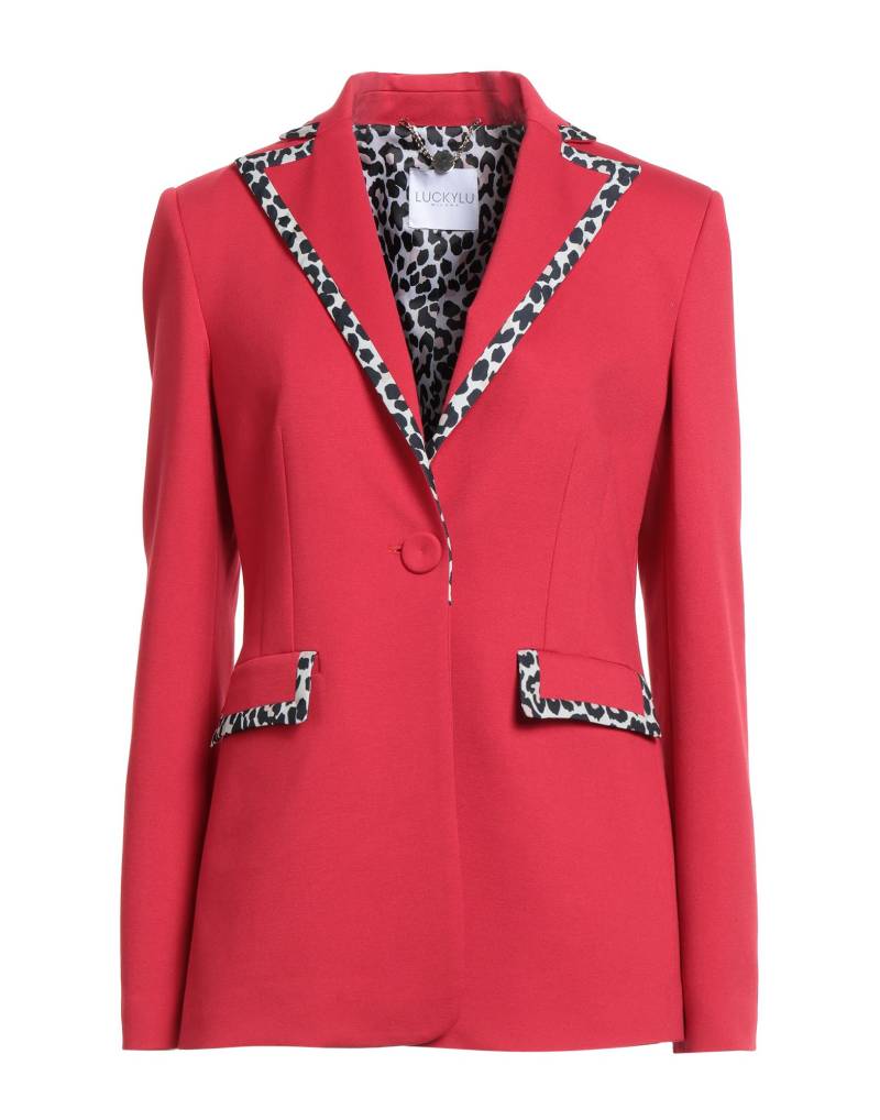 LUCKYLU  Milano Blazer Damen Rot von LUCKYLU  Milano