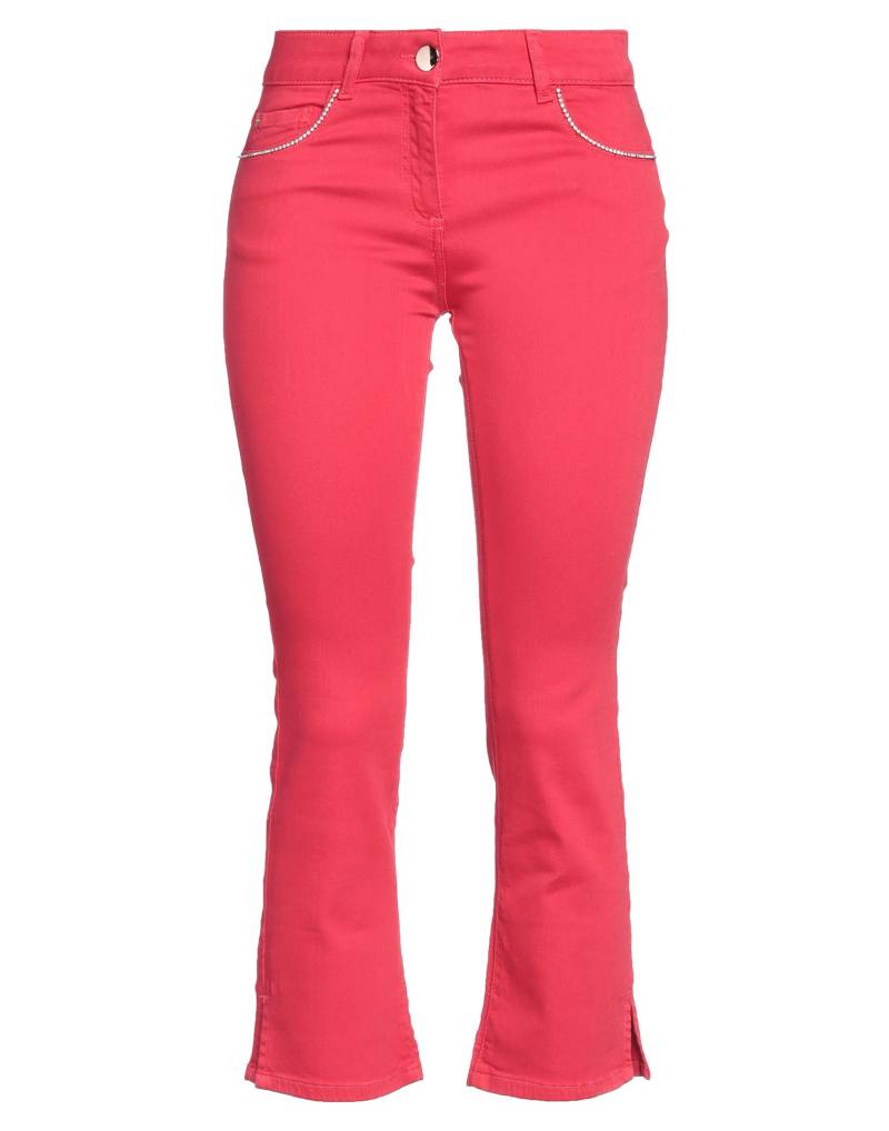LUCKYLU  Milano Jeanshose Damen Rot von LUCKYLU  Milano
