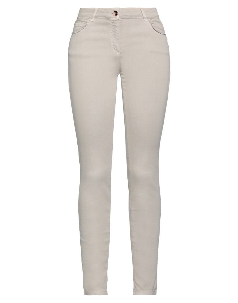 LUCKYLU  Milano Jeanshose Damen Beige von LUCKYLU  Milano