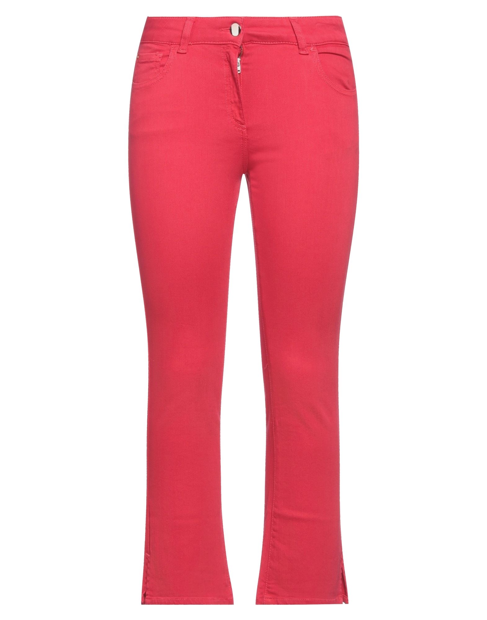 LUCKYLU  Milano Jeanshose Damen Rot von LUCKYLU  Milano