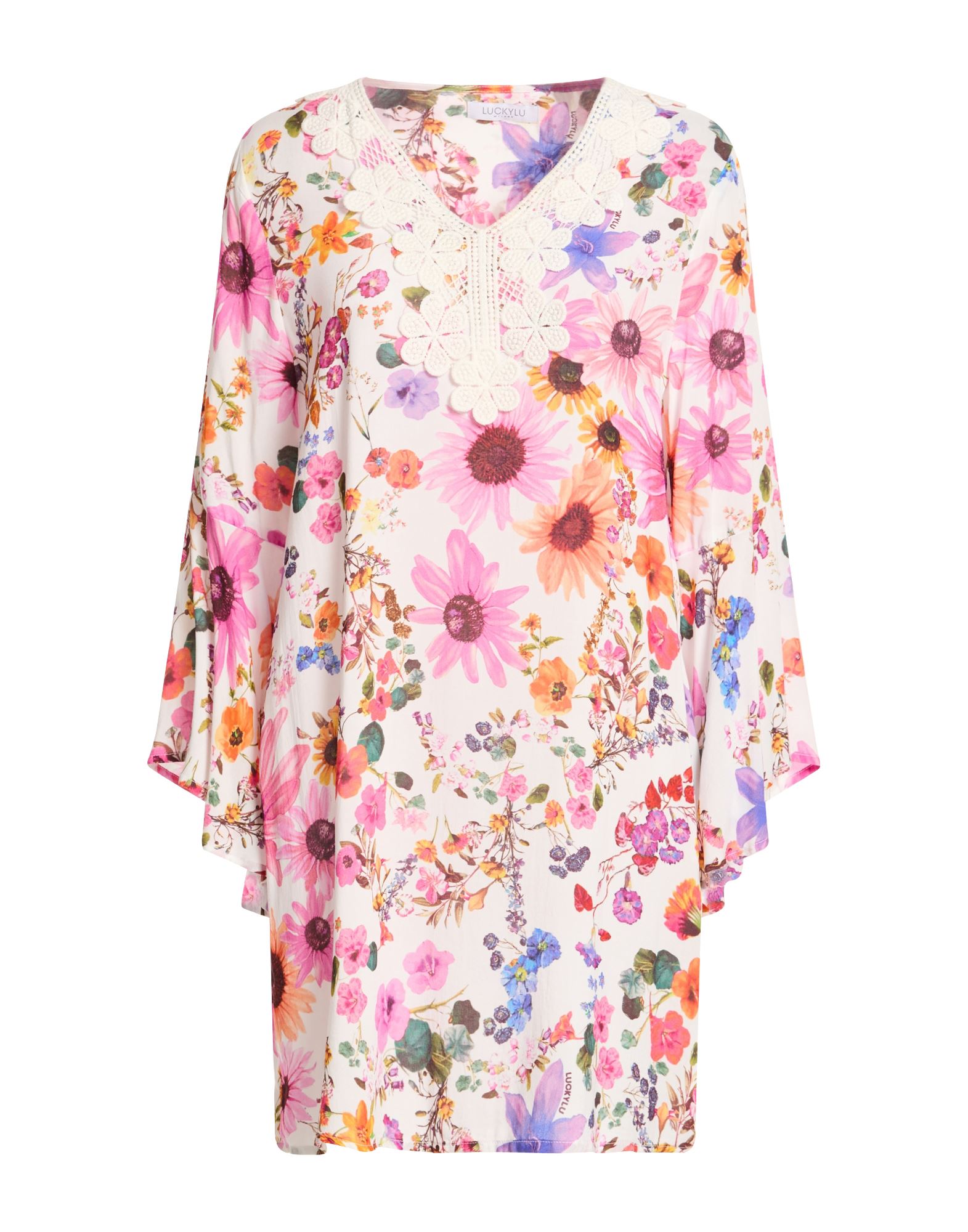 LUCKYLU  Milano Mini-kleid Damen Weiß von LUCKYLU  Milano