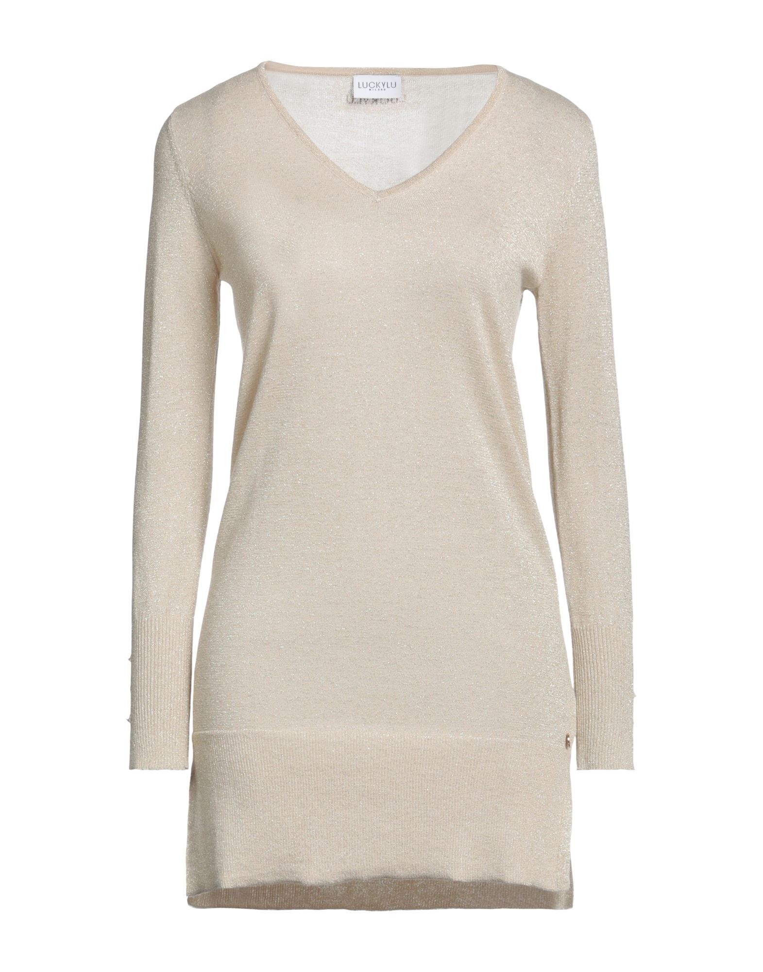 LUCKYLU  Milano Pullover Damen Beige von LUCKYLU  Milano