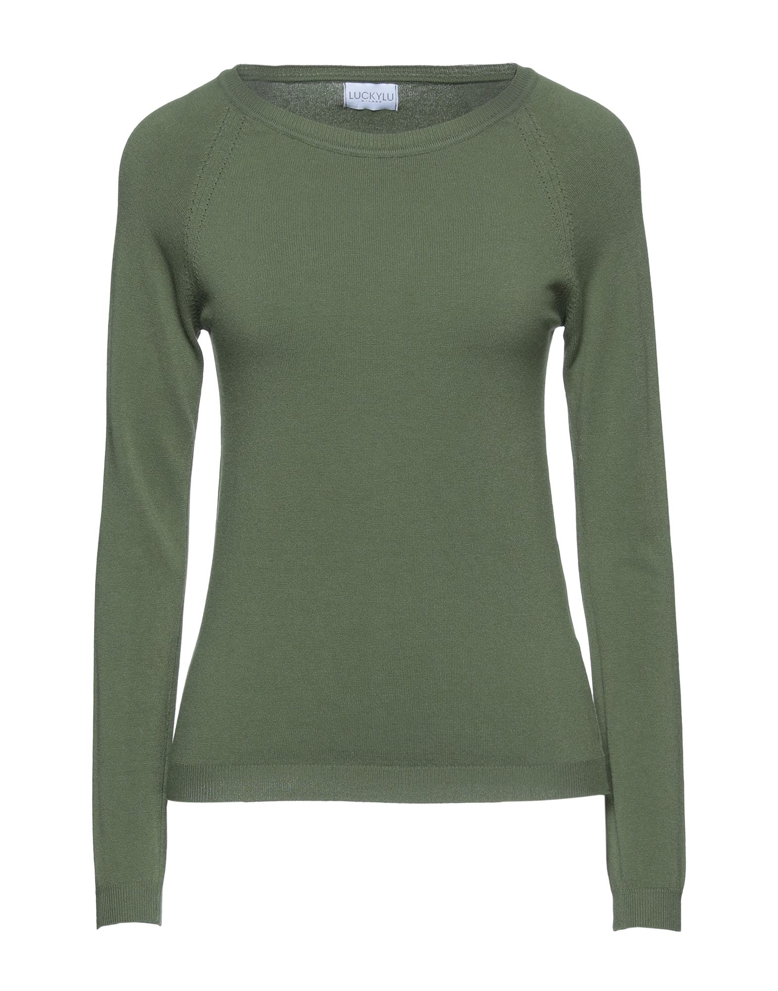 LUCKYLU  Milano Pullover Damen Militärgrün von LUCKYLU  Milano