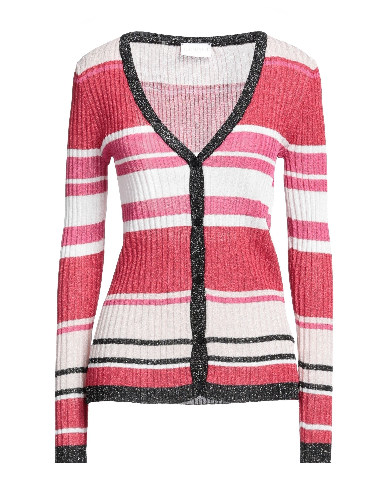 LUCKYLU  Milano Strickjacke Damen Rot von LUCKYLU  Milano