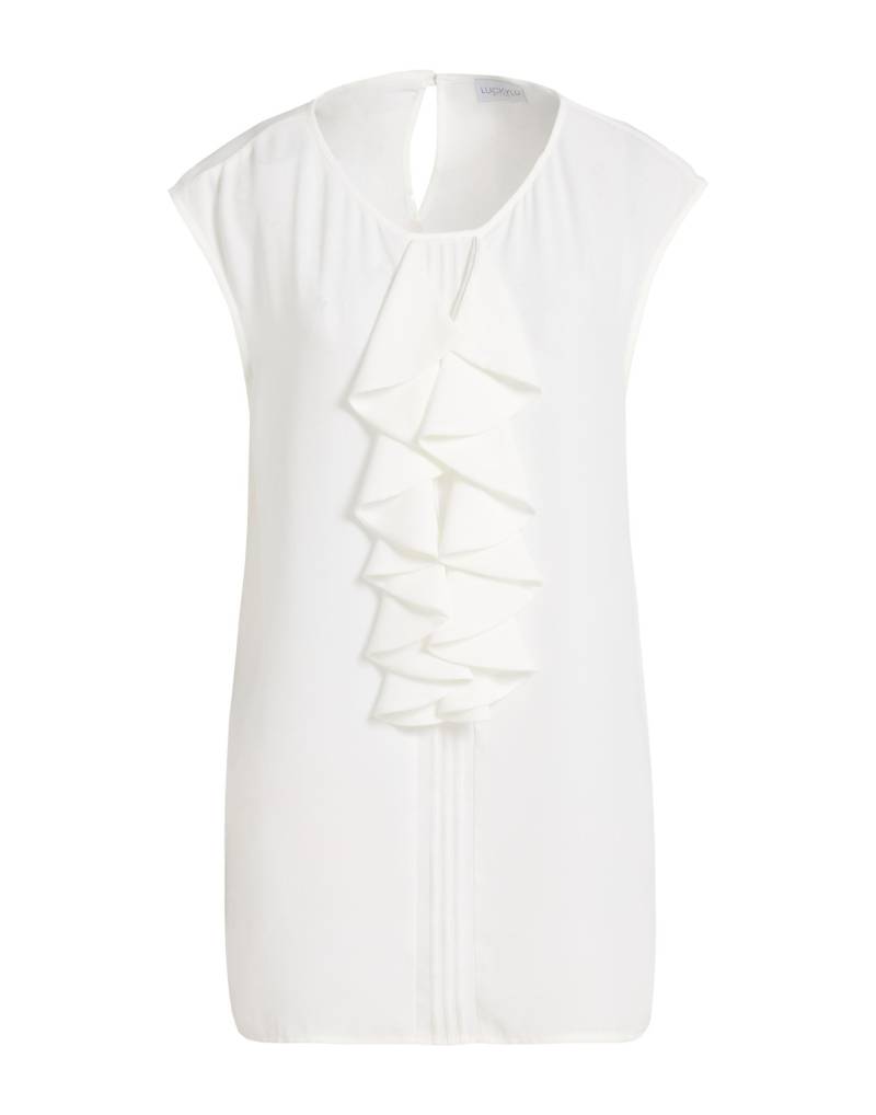 LUCKYLU  Milano Top Damen Weiß von LUCKYLU  Milano