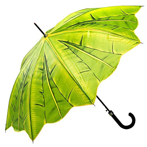 LUCKYWEATHER Regenschirm Stockschirm Damen/Herren Motiv Palme Auf-Automatik I Stockregenschirm groß und stabil sowie hochwertig verarbeitet I Regenschirme mit UV-Schutz von LUCKYWEATHER NOT JUST ANY OTHER DAY