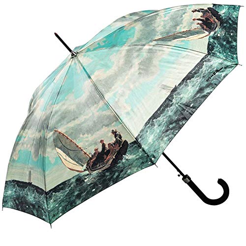 LUCKYWEATHER Regenschirm Stockschirm Damen Motiv Breezing Up Auf-Automatik I Stockregenschirm groß und stabil sowie hochwertig verarbeitet I Regenschirme mit UV-Schutz von LUCKYWEATHER NOT JUST ANY OTHER DAY