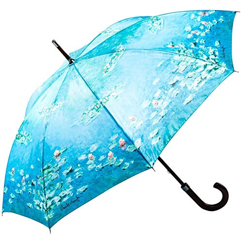 LUCKYWEATHER Regenschirm Stockschirm Damen/Herren Motiv Monet Water Lilies I Stockregenschirm groß und stabil sowie hochwertig verarbeitet I Regenschirme mit UV-Schutz von LUCKYWEATHER NOT JUST ANY OTHER DAY