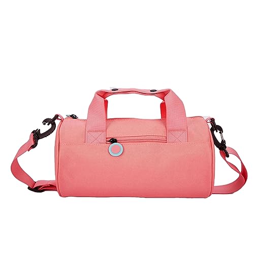 Turnbeutel für Damen, wasserdichte Reisetasche mit Fächern für nasse Kleidung und verstellbarem Riemen, kleiner Seesack für Sport, Fitnessstudio und Wochenendausflug, Pink, Large von LUCOJET