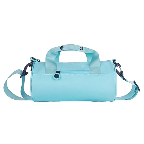 Turnbeutel für Damen, wasserdichte Reisetasche mit Fächern für nasse Kleidung und verstellbarem Riemen, kleiner Seesack für Sport, Fitnessstudio und Wochenendausflug, cyan, Large von LUCOJET