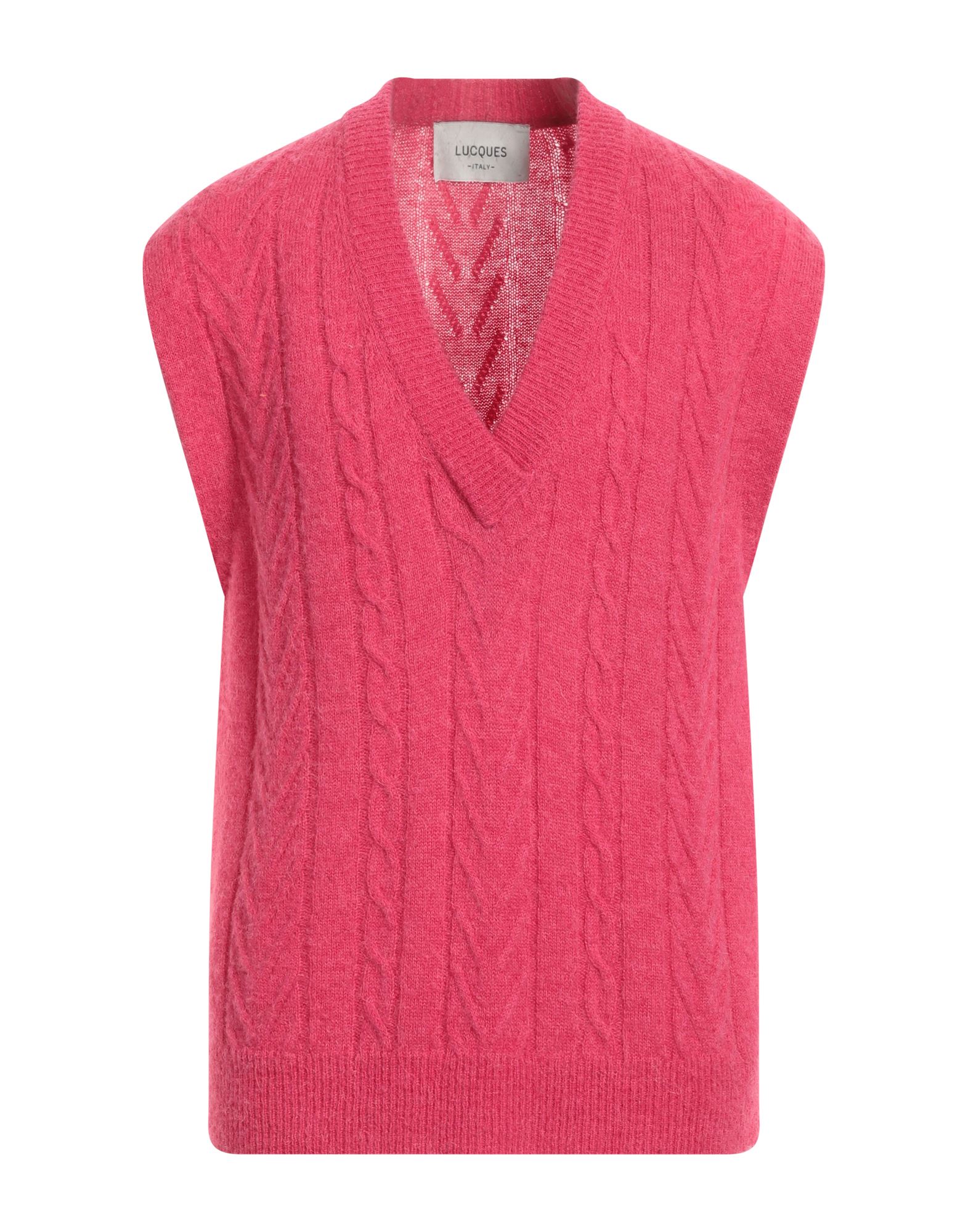 LUCQUES Pullover Herren Fuchsia von LUCQUES