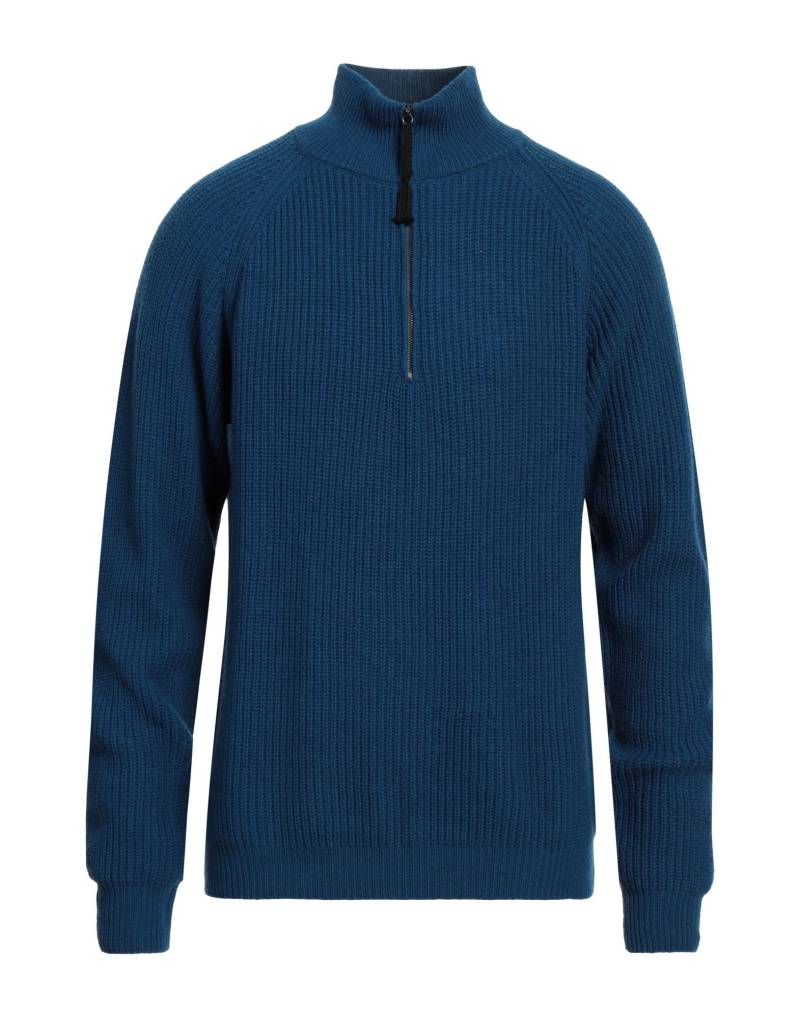 LUCQUES Rollkragenpullover Herren Blau von LUCQUES