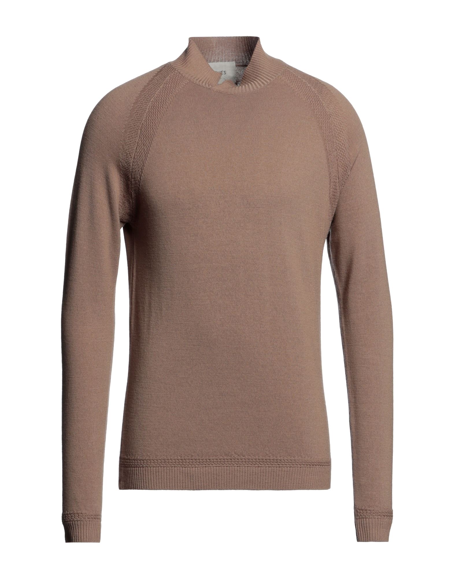 LUCQUES Rollkragenpullover Herren Hellbraun von LUCQUES