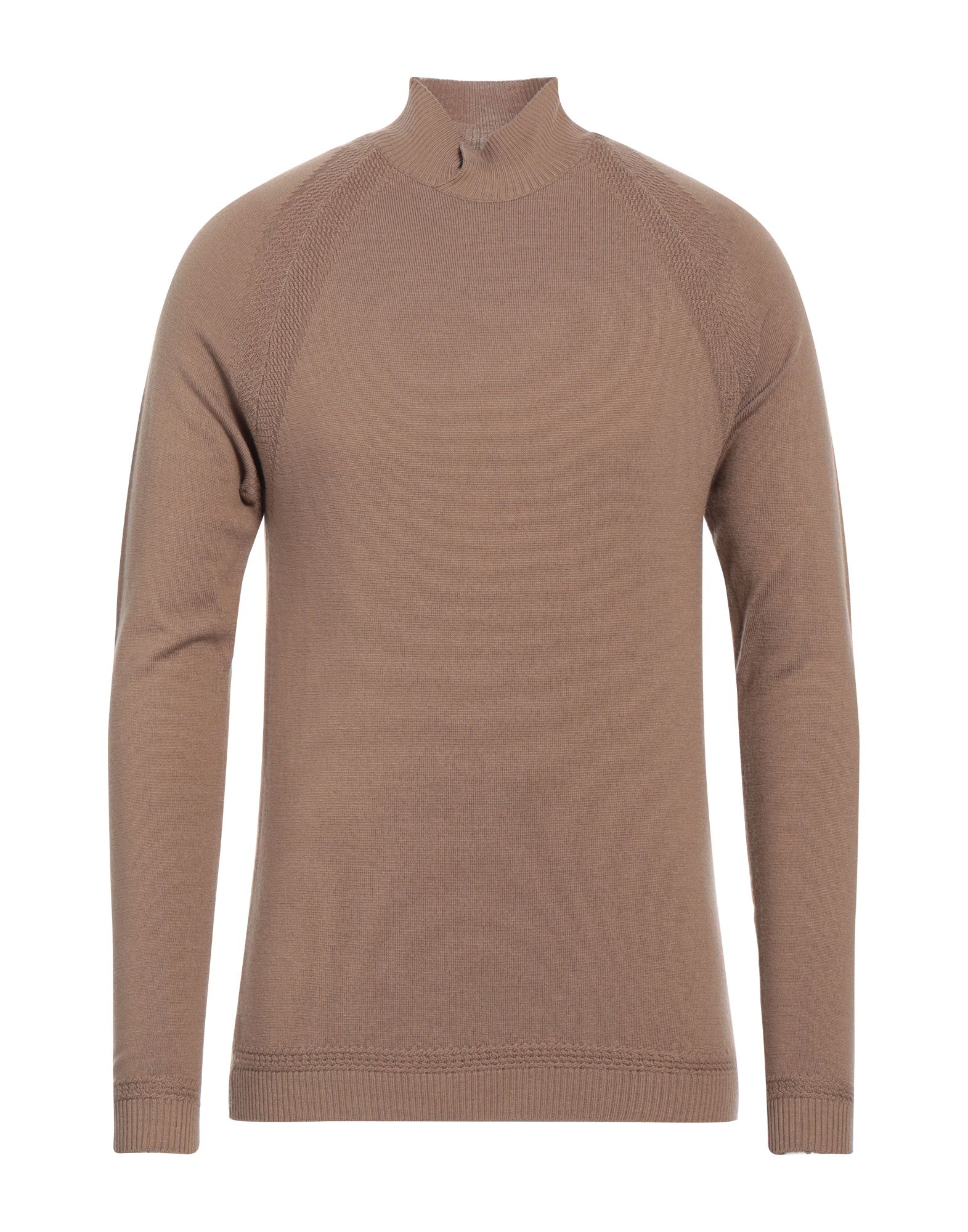 LUCQUES Rollkragenpullover Herren Kamel von LUCQUES