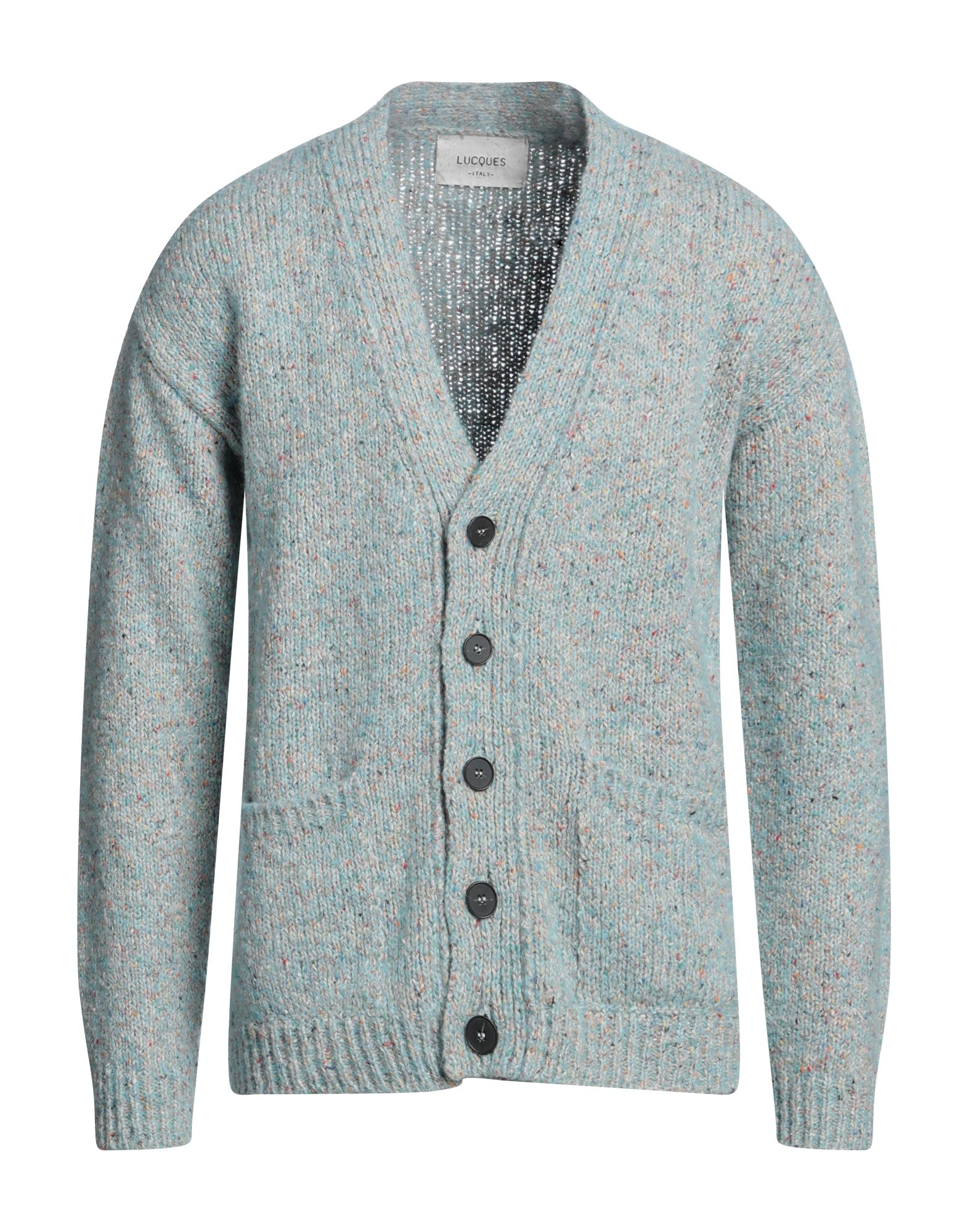 LUCQUES Strickjacke Herren Himmelblau von LUCQUES