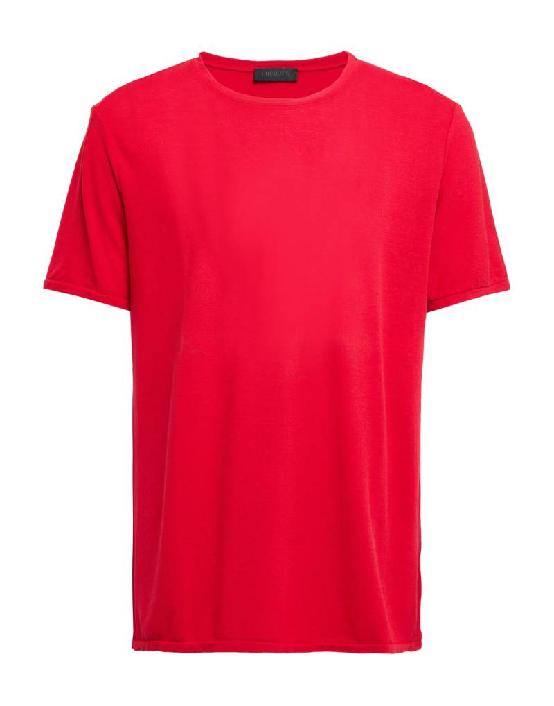 LUCQUES T-shirts Herren Rot von LUCQUES